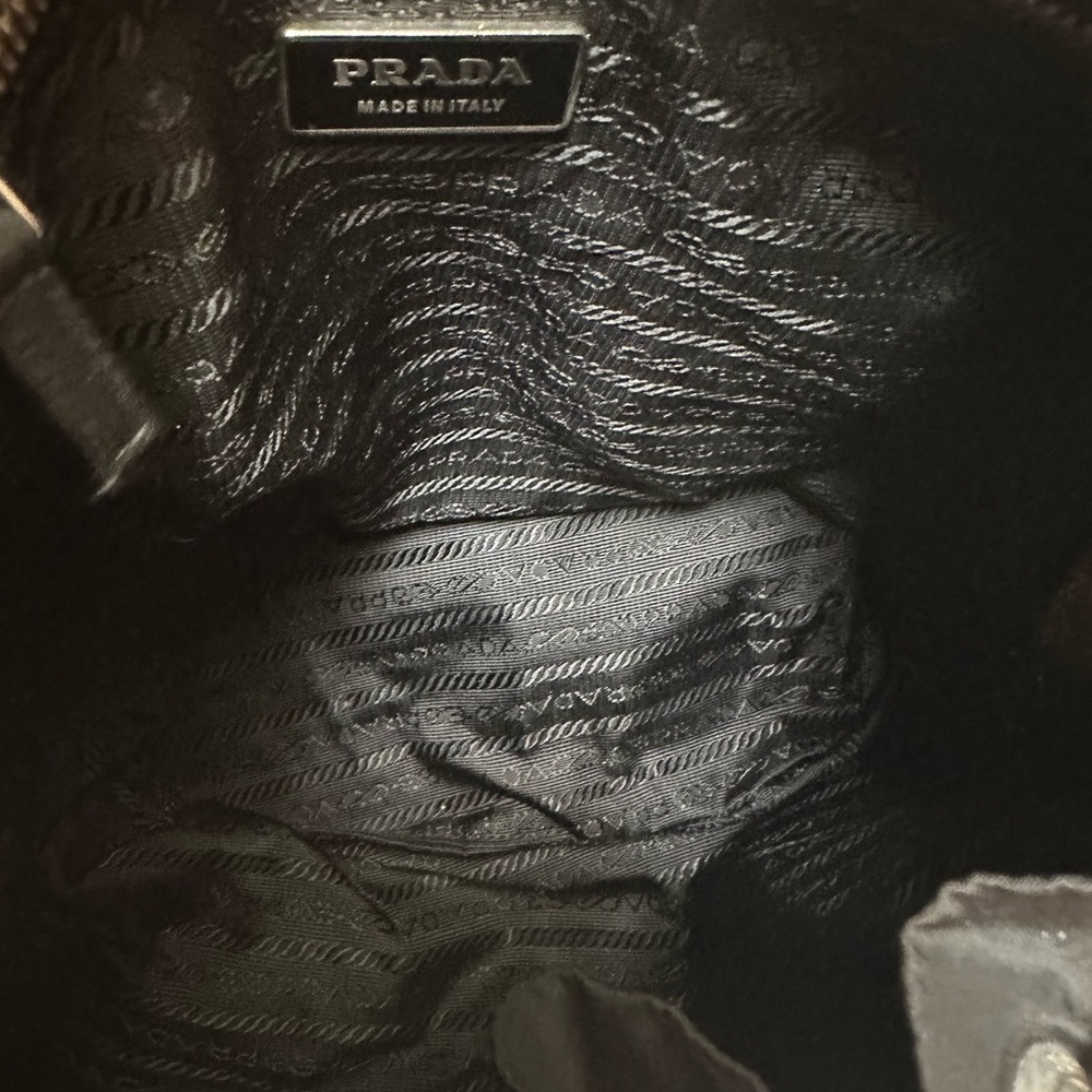 Authentic Prada Black Backpack Personalized With … - image 7